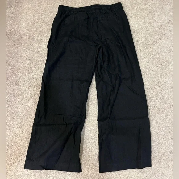 Athleta Retreat High Rise 100% Linen Wide Leg Pants - Picture 11 of 11